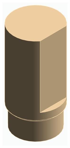 BIONIKA, Scanbody PCT lépcsős titán bázishoz, PEEK