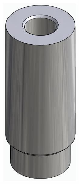 BIONIKA, Scanbody, átmenőcsavaros, multi-unit szintű, nem pozicionált, LT2.7, keskeny, M1.6