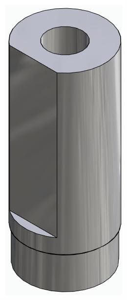 BIONIKA, Scanbody, átmenőcsavaros, multi-unit szintű, pozicionált, LT2, széles, M1.4