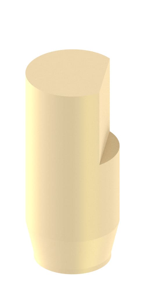 UNIFORM Zimmer® (ZM) Compatible Titán bázis Scan fej PCT lépcsős PEEK