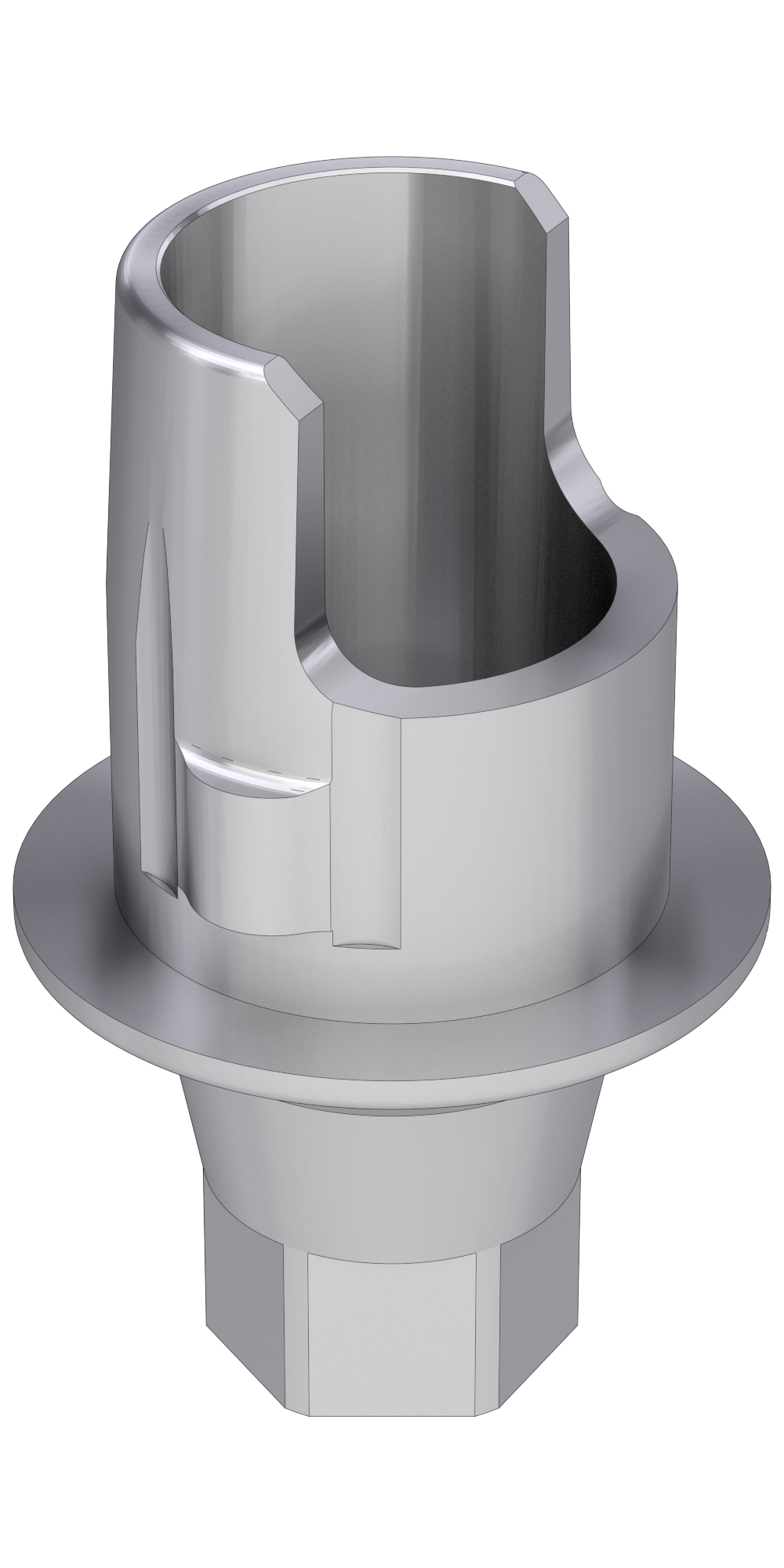 ASTRA TECH® OsseoSpeed® TX (AS) Compatible Titán bázis PCT lépcsős implant szintű, pozicionált