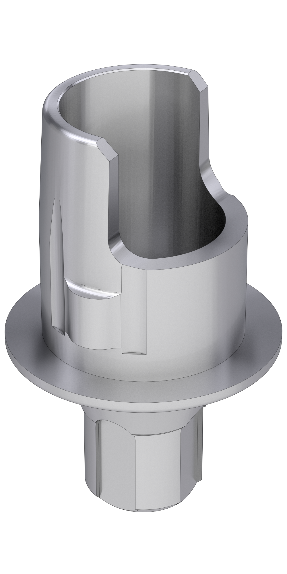 Straumann® BoneLevel® (BL) Compatible Titán bázis PCT lépcsős implant szintű, pozicionált