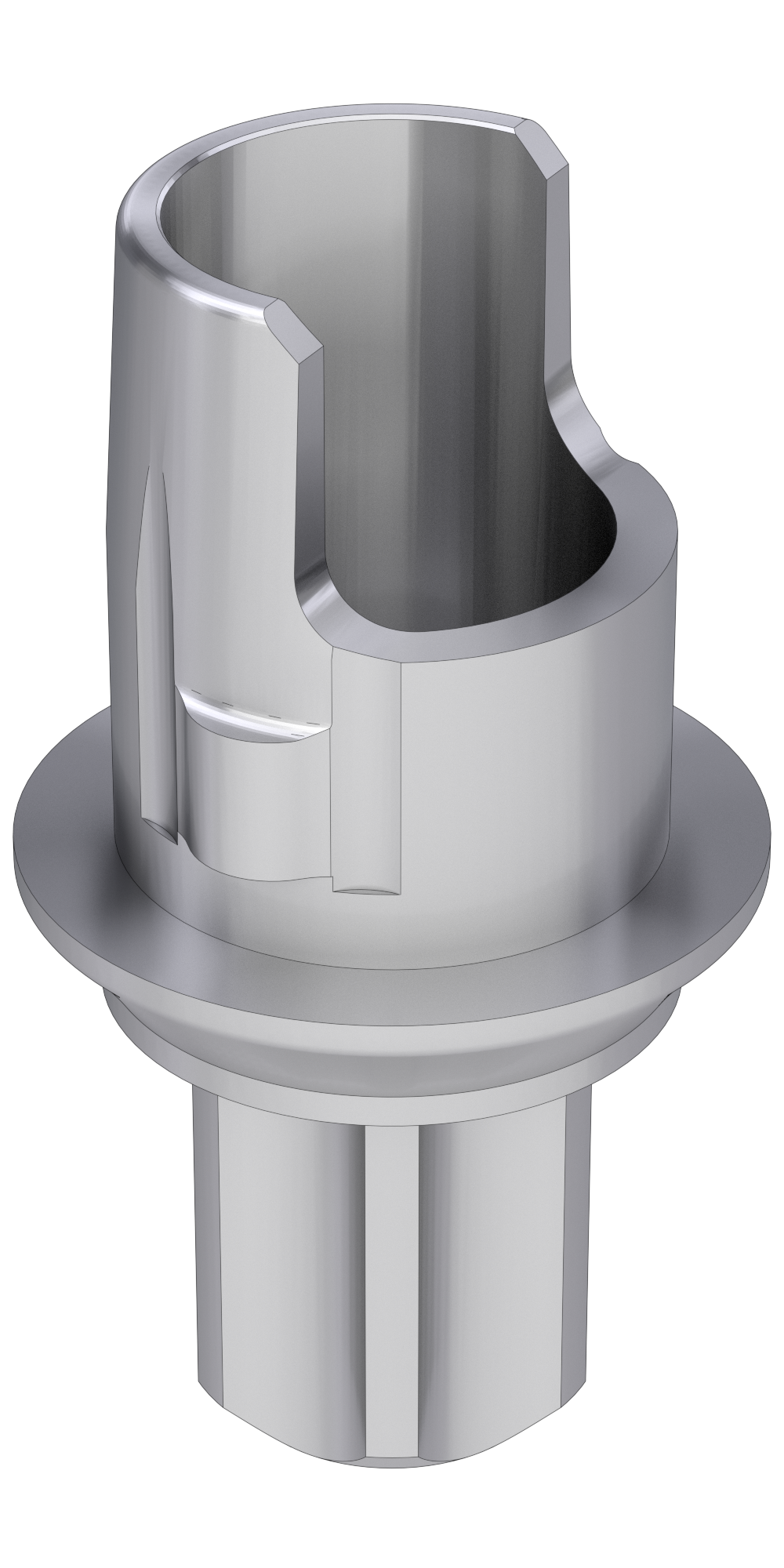 Bredent® SKY (BB) Compatible Titán bázis PCT lépcsős implant szintű, pozicionált