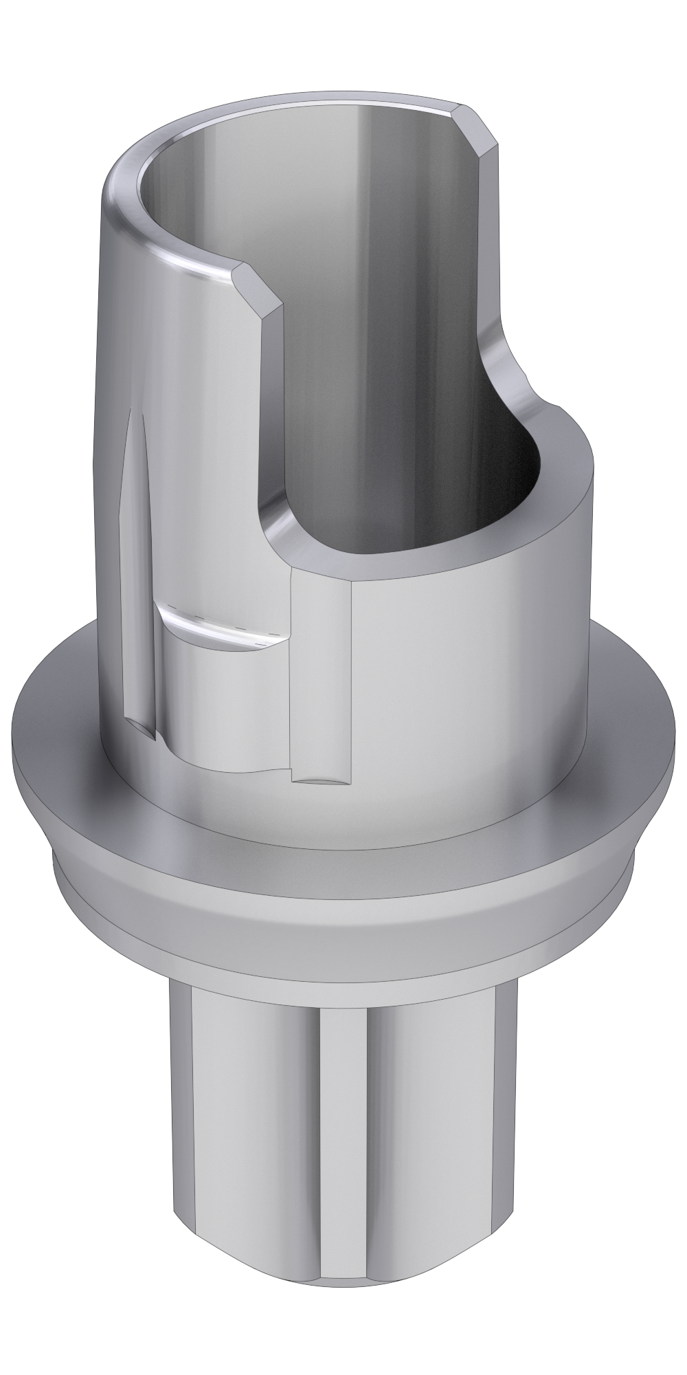 Bredent® SKY (BB) Compatible Titán bázis PCT lépcsős implant szintű, pozicionált