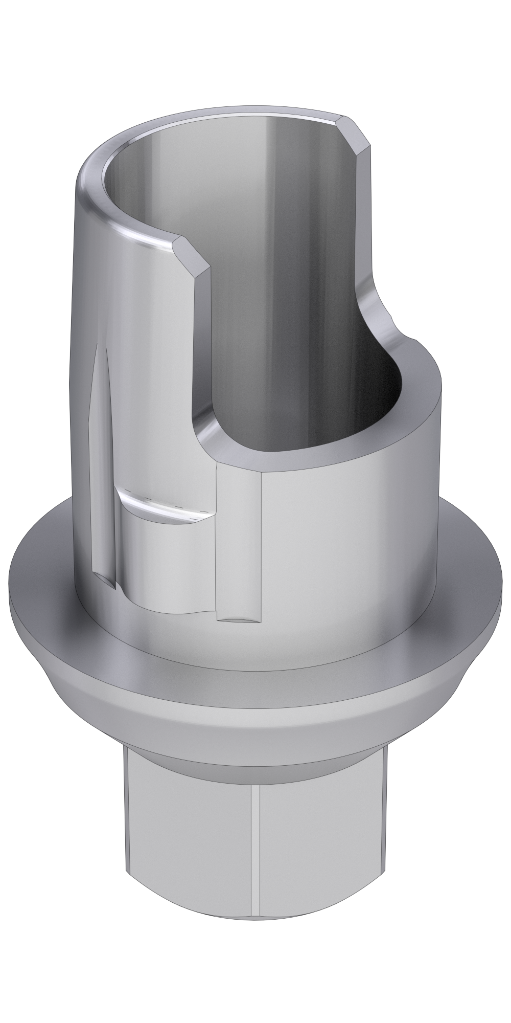 CORTEX® Internal Hex Platform (CT) Compatible Titán bázis PCT lépcsős implant szintű, pozicionált
